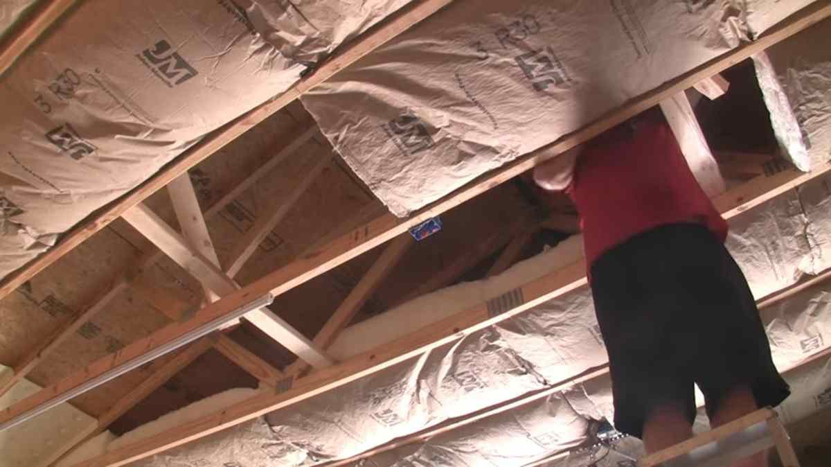 Front Wall Ceiling Insulation