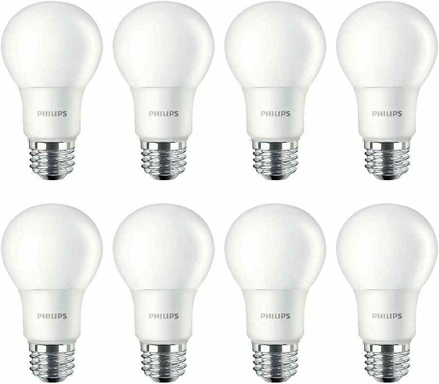 Philips LED Non Dimmable A19 Frosted Light Bulb