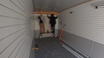 Garage walls Plywood vs. PVC full garage tour