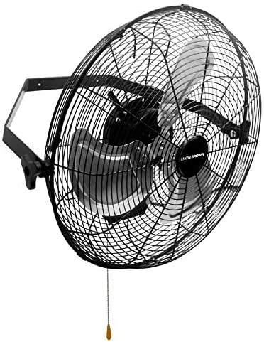 KEN BROWN 18 inch High Velocity Industrial wall mounted Fan